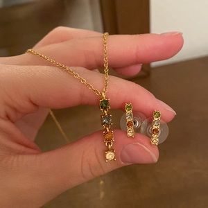 Ann Taylor Earrings and Necklace Set